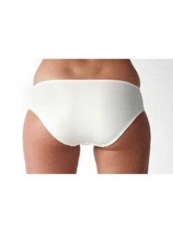 Poirier Gladde Slip 3136 Wit Zwart -Poirier 3136 02