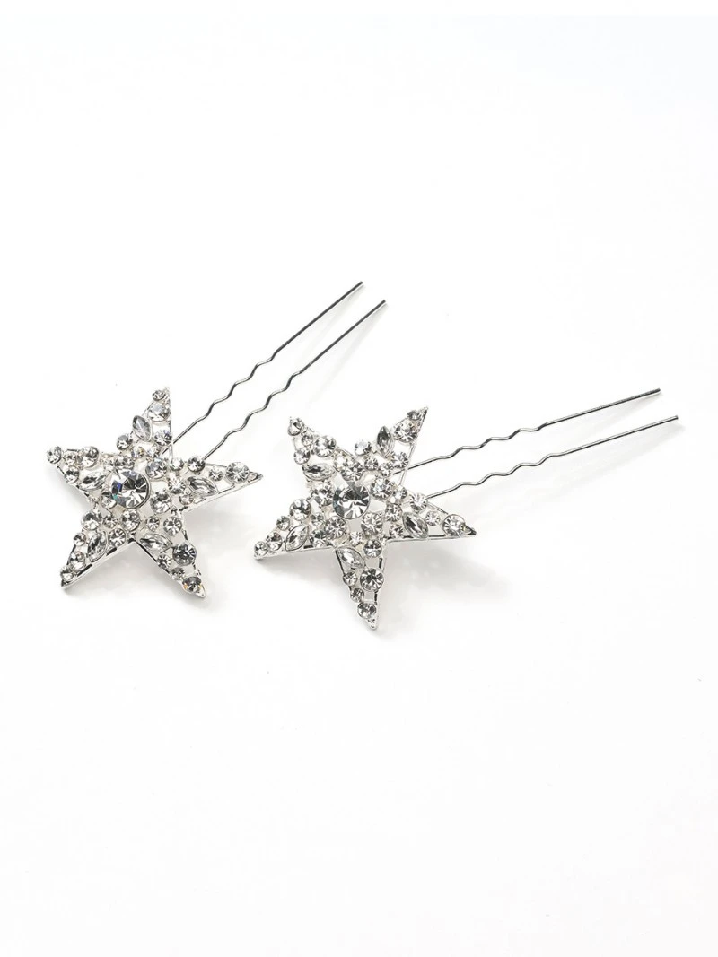 Poirier 2 Haarspelden Strass BB1276