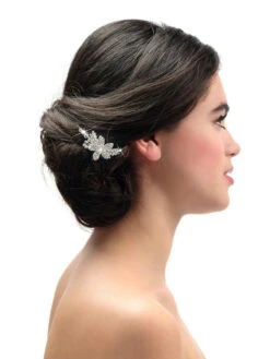 Poirier Haar Accessoire Strass Zilver Rosé BB1579