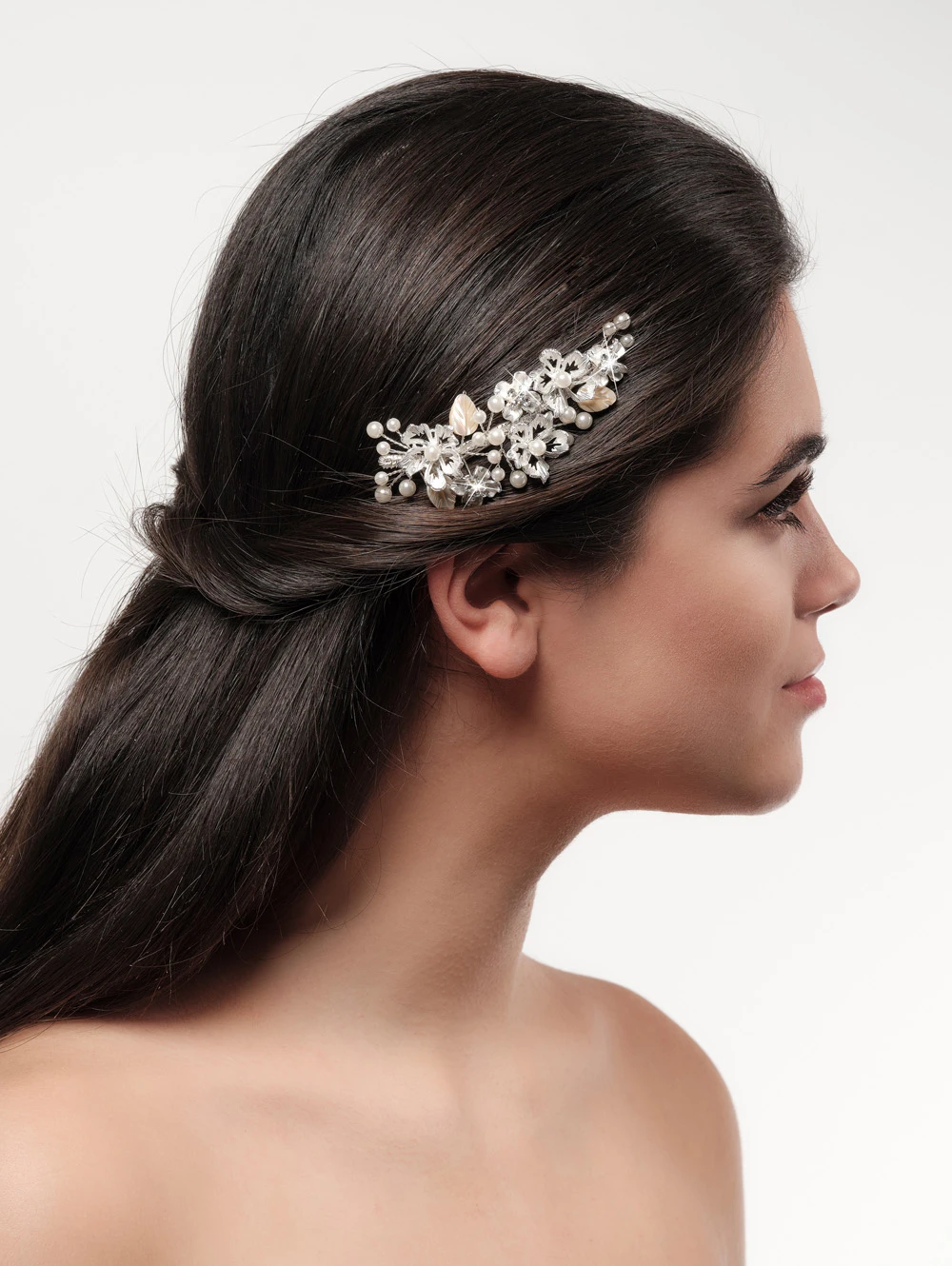 Poirier Haar Sieraad In Rose Goud Zilver BB262 7 Poirier Haar Sieraad In Rose Goud Zilver BB262 - Afbeelding 5