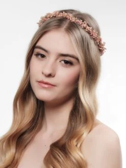 Poirier Haarkrans Ibiza Met Echte Bloemen BB 8595 -Poirier BB 8595 078 01