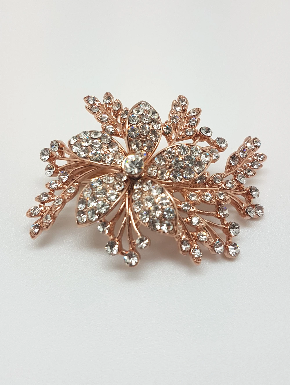 Poirier Haar Accessoire Strass Zilver Rosé BB1580 5 Poirier Haar Accessoire Strass Zilver Rosé BB1580 - Afbeelding 3