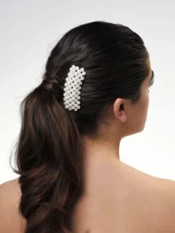 Poirier Haarkam Met Parels BB275 -Poirier bb 275 ivoor haarkam