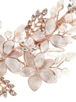 Poirier Haar Juweel Met Bloemetjes En Blaadjes Zilver Of Goud BB 432 -Poirier bb 432 blush