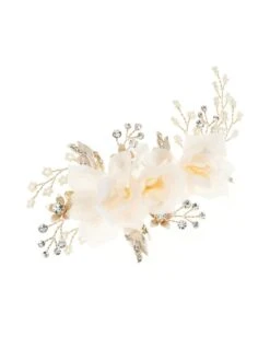 Poirier Haaraccessoire Met Stoffen Bloemetjes BB-441 5 Poirier Haaraccessoire Met Stoffen Bloemetjes BB-441 -Poirier bb 441 080 bb 441 080 02