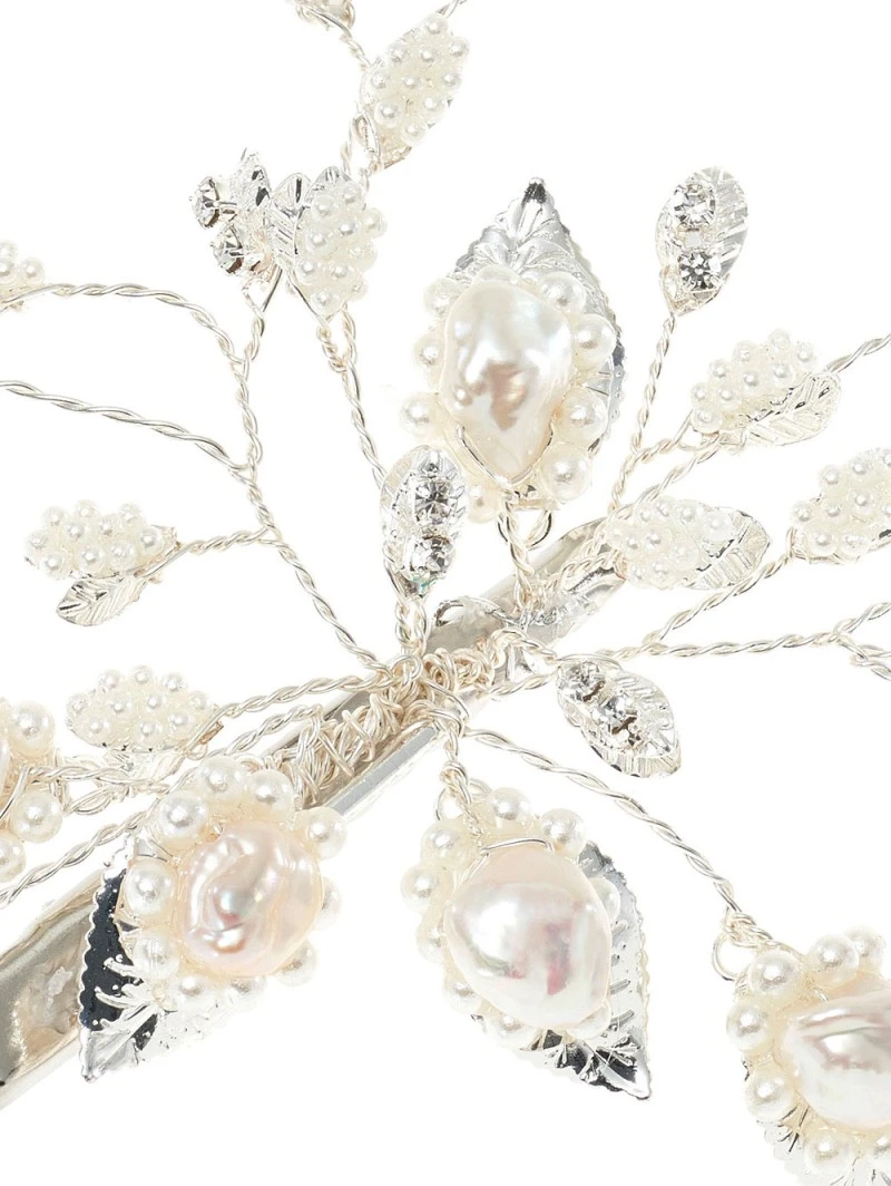 Poirier Haaraccessoire Met Blaadjes BB-444 4 Poirier Haaraccessoire Met Blaadjes BB-444 - Afbeelding 2