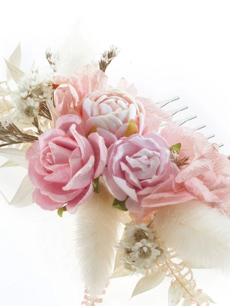 Poirier Haaraccessoire Met Droog Bloemetjes BB-469 4 Poirier Haaraccessoire Met Droog Bloemetjes BB-469 - Afbeelding 2