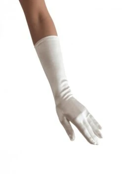 Poirier Halflange Handschoen Bruid 0105