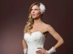 Poirier Organza Bloem Bruid Voor In Het Haar BB 384