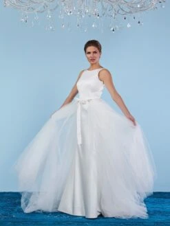 Poirier Afneembare Tulle Rok Met Satijnen Riem S-303 -Poirier s303 overrok poirier